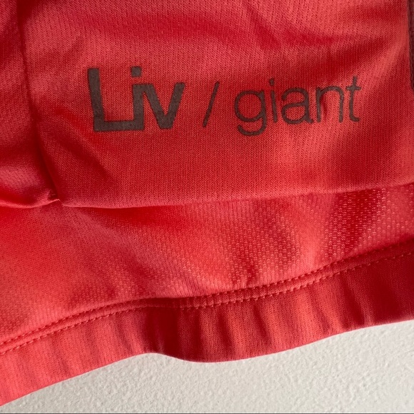 LIV GIANT Biking Riding Jersey Coral size Small Excellent, like new condition. - Picture 4 of 4
